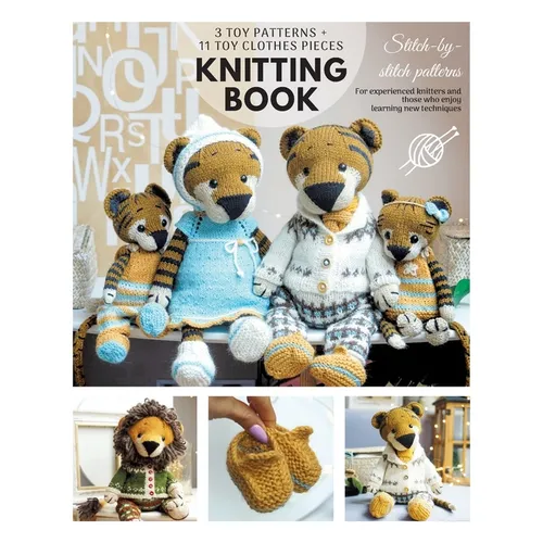 Knitting book - Tiger Family - Paperback