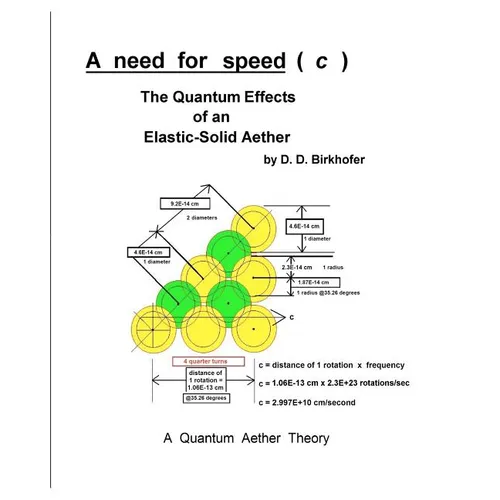 A Need For Speed ( C ): The Quantum Effects Of An Elastic-Solid Aether - Paperback