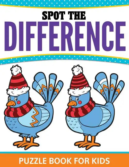 Spot The Difference Puzzle Book For Kids - Paperback