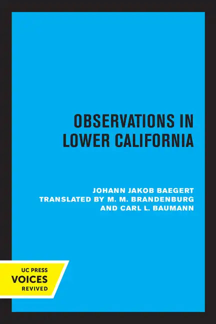Observations in Lower California - Paperback