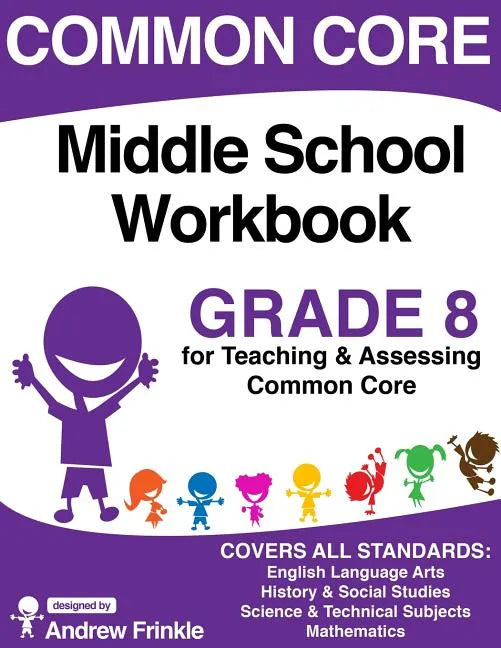 Common Core Middle School Workbook Grade 8 - Paperback