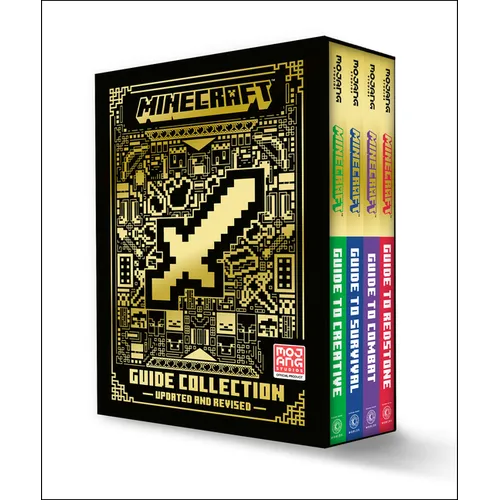 Minecraft: Guide Collection 4-Book Boxed Set (Updated): Survival (Updated), Creative (Updated), Redstone (Updated), Combat - Hardcover