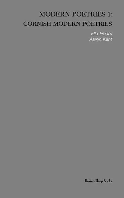 Cornish Modern Poetries - Paperback