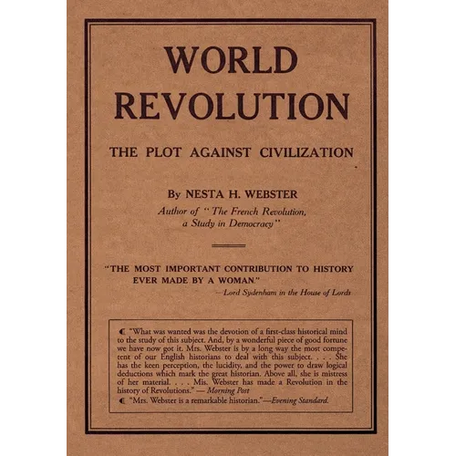 World Revolution: The Plot Against Civilization - Paperback