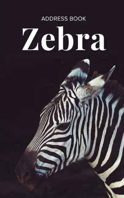 Address Book Zebra - Paperback