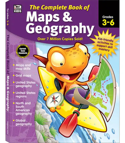 The Complete Book of Maps & Geography, Grades 3 - 6 - Paperback