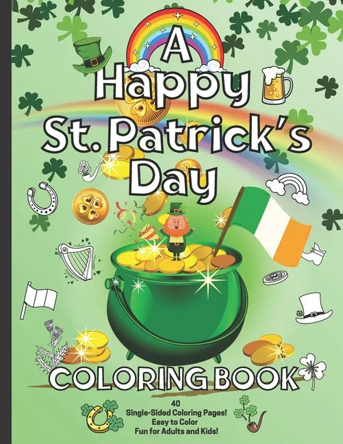 A Happy St. Patrick's Day Coloring Book - Paperback
