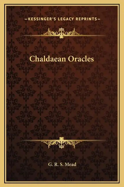 Chaldaean Oracles - Hardcover
