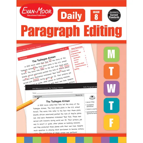 Daily Paragraph Editing Grade 8 Te - Paperback