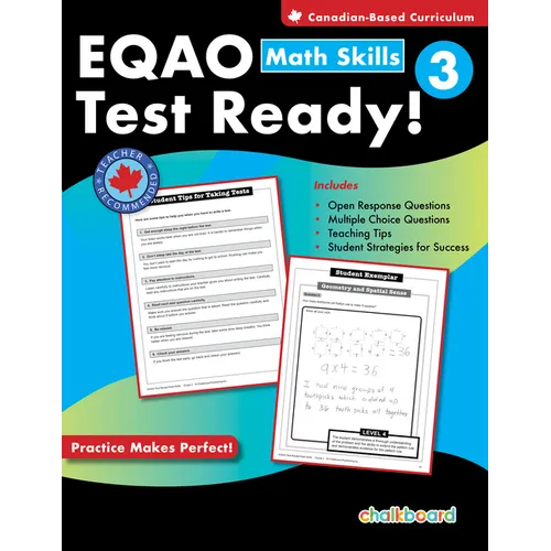 Eqao Test Ready Math Skills Grade 3 - Paperback