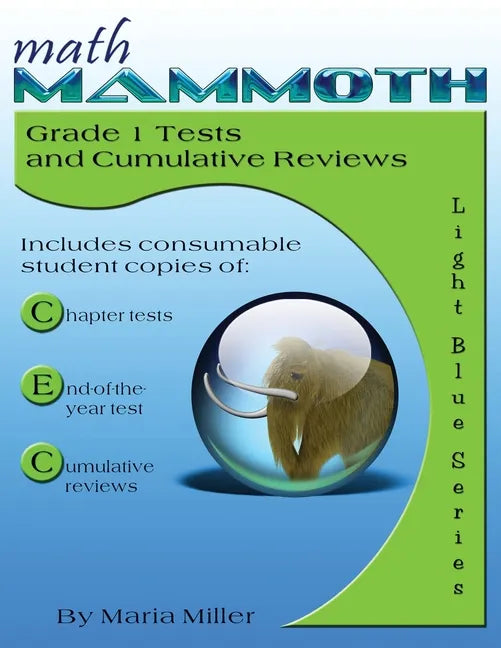 Math Mammoth Grade 1 Tests and Cumulative Reviews - Paperback