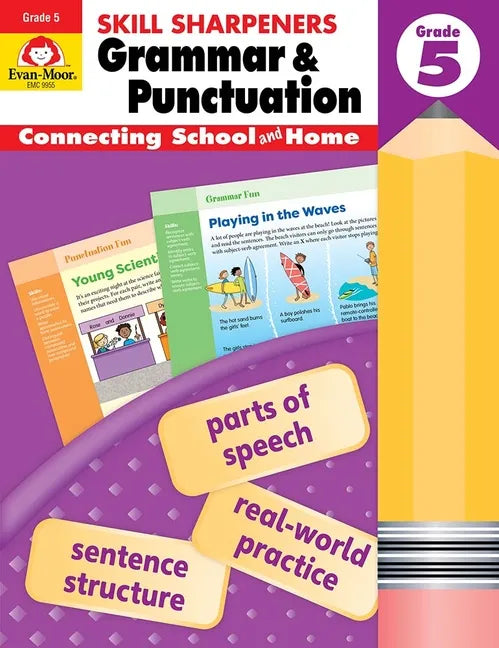 Skill Sharpeners: Grammar & Punctuation, Grade 5 Workbook - Paperback
