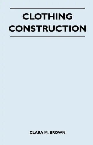 Clothing Construction - Paperback