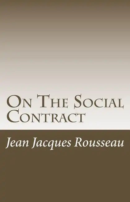 On The Social Contract - Paperback