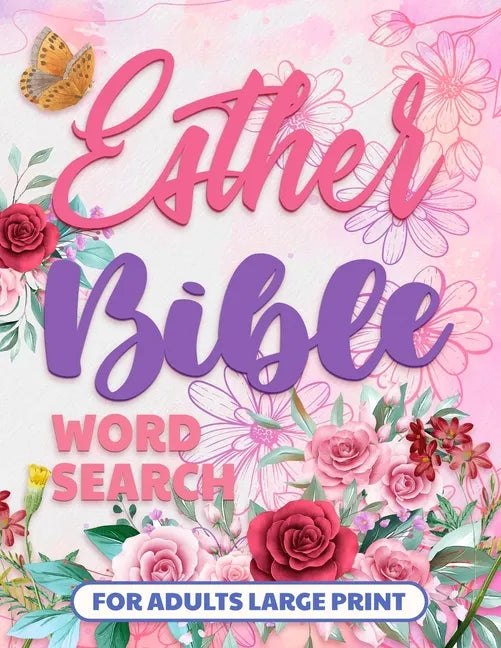 Esther Bible Word Search Books for Adults Large Print: Bible Word Find, Puzzle for Seniors with Dementia - Paperback