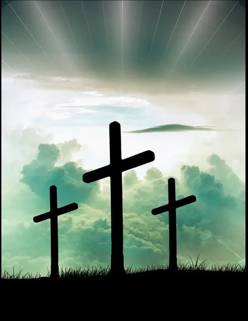 The Cross Christian Inspirational Notebook: 100 Pages 8.5