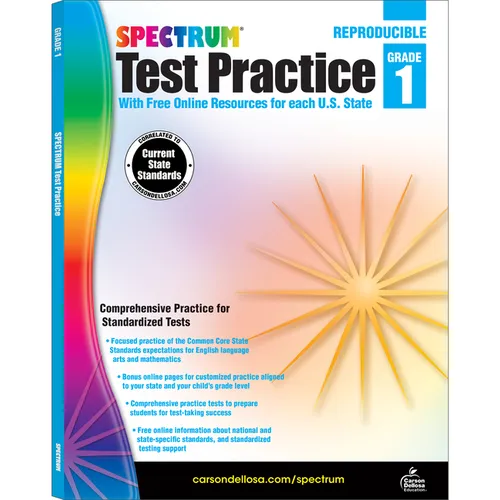 Spectrum Test Practice, Grade 1: Volume 61
