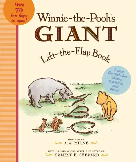 Winnie the Pooh's Giant Lift The-Flap - Board Book