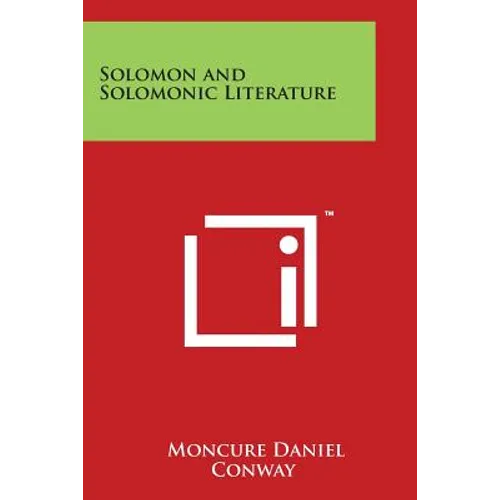 Solomon and Solomonic Literature - Paperback