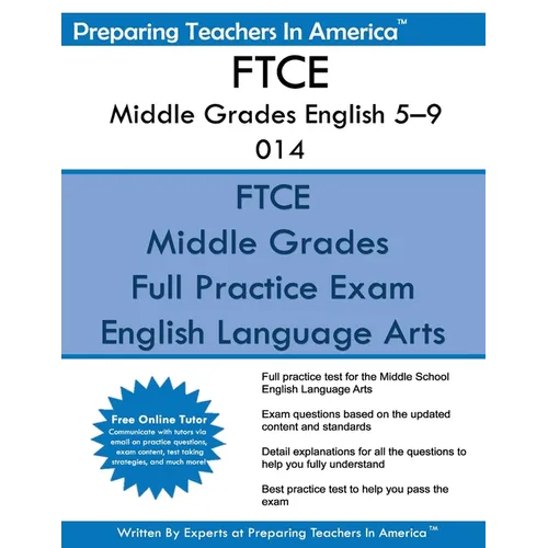 FTCE Middle Grades English 5-9 014: FTCE English 014 - Paperback