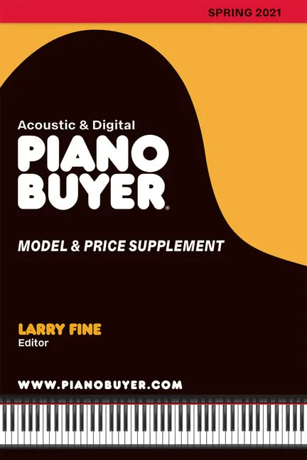 Piano Buyer Model & Price Supplement / Spring 2021 - Paperback