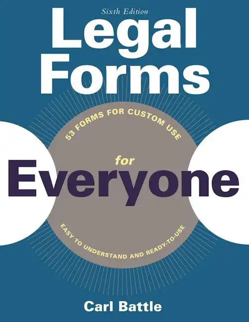 Legal Forms for Everyone: Leases, Home Sales, Avoiding Probate, Living Wills, Trusts, Divorce, Copyrights, and Much More - Paperback