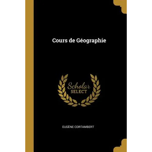 Cours de Géographie - Paperback
