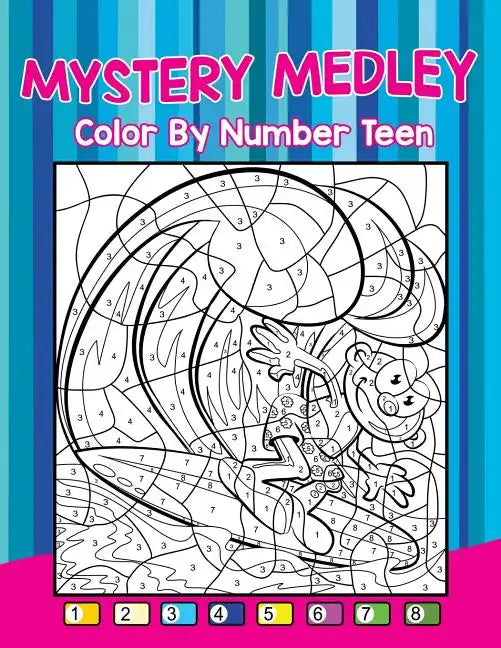 Mystery Medley: Color By Number Teen - Paperback