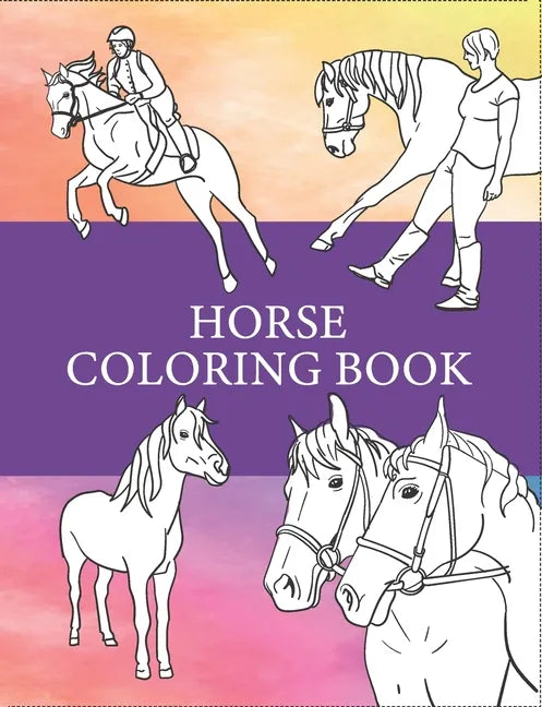 Horse Coloring Book - Paperback