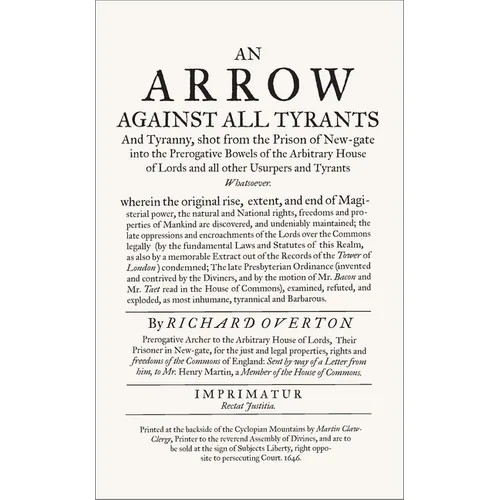 An Arrow Against All Tyrants - Paperback