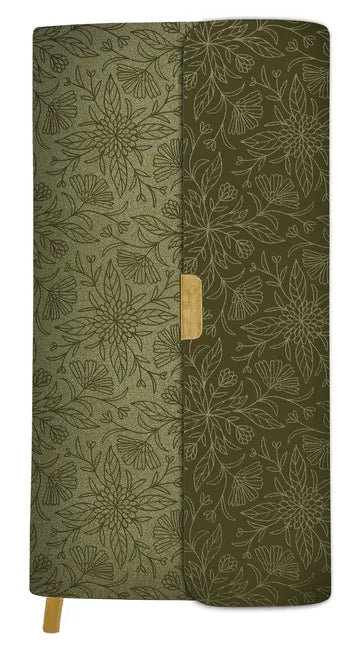 The KJV Compact Bible [Olive Petals] - Imitation Leather