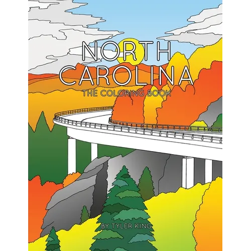 North Carolina: The Coloring Book - Paperback