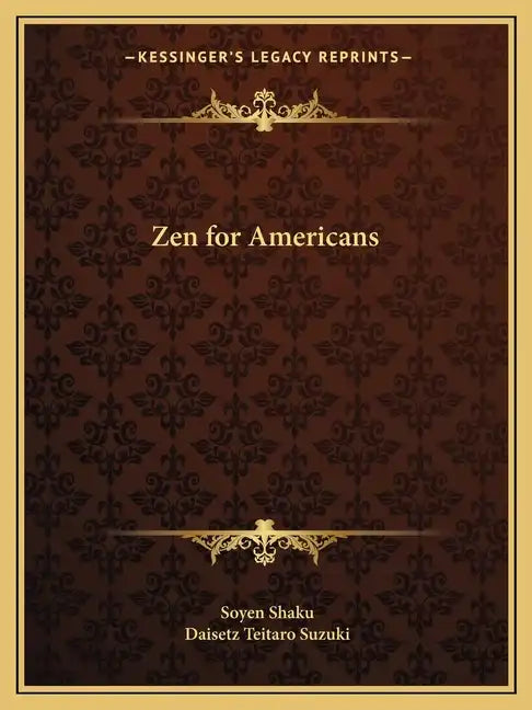 Zen for Americans - Paperback