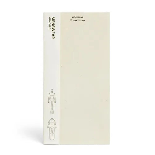 Fashionary Menswear Memopad - Paperback
