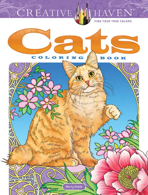 Creative Haven Cats Coloring Book - Paperback
