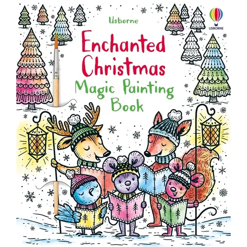 Enchanted Christmas Magic Painting Book - Paperback