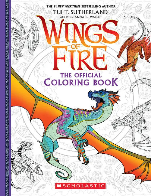 Official Wings of Fire Coloring Book - Paperback