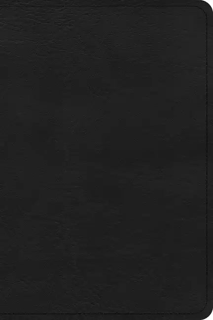 CSB Large Print Compact Reference Bible, Black Leathertouch - Imitation Leather