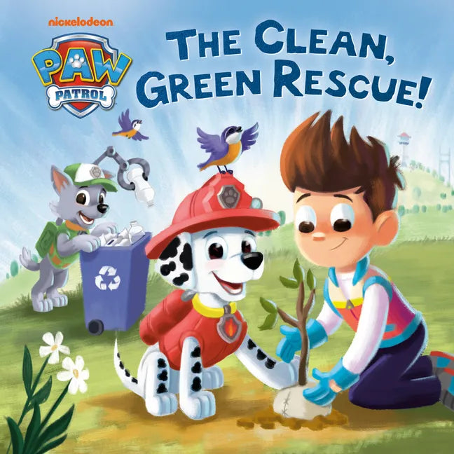 The Clean, Green Rescue! (Paw Patrol) - Hardcover