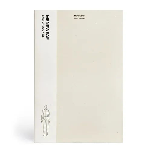 Fashionary Menswear Sketchbook A5 - Hardcover