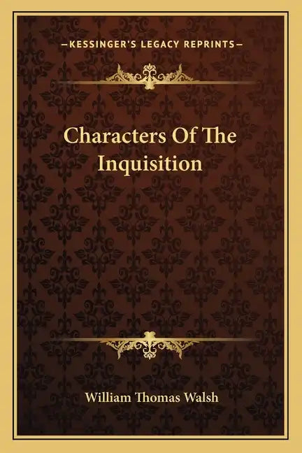 Characters of the Inquisition - Paperback