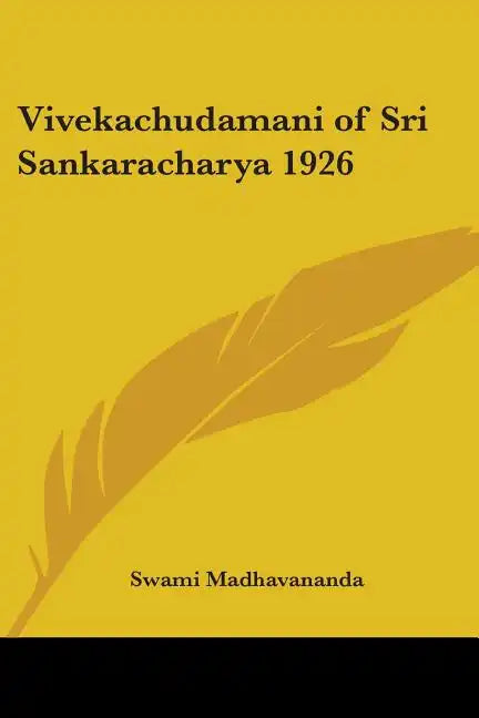Vivekachudamani of Sri Sankaracharya 1926 - Paperback
