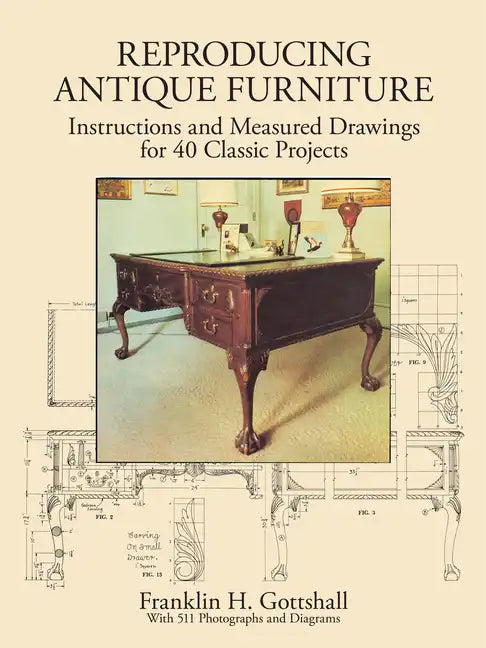 Reproducing Antique Furniture: Instructions and Measured Drawings for 40 Classic Projects - Paperback