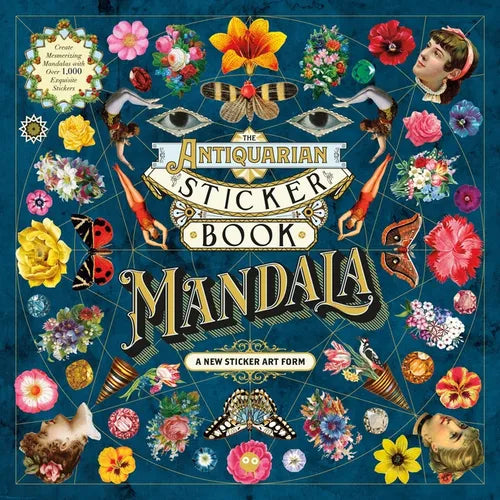 The Antiquarian Sticker Book: Mandala - Paperback