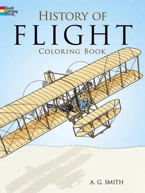 History of Flight Coloring Book - Paperback