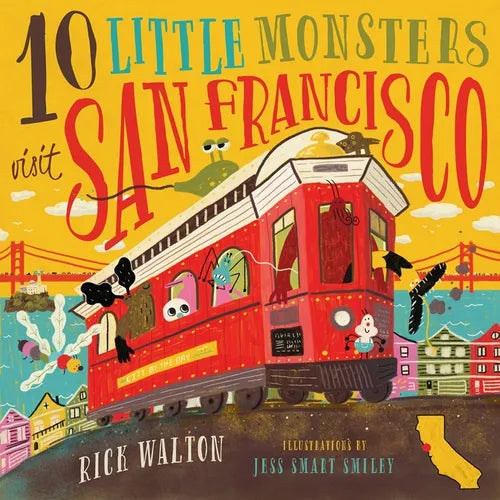 10 Little Monsters Visit San Francisco, Second Edition - Hardcover