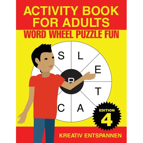 Activity Book for Adults - Word Wheel Puzzle Fun Edition 4 - Paperback
