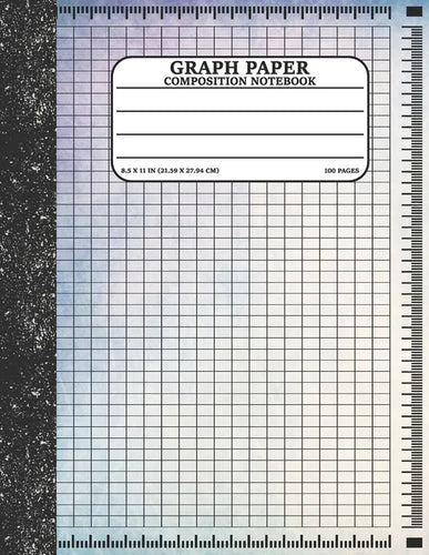 Graph Paper Composition Notebook: Math and Science Lover Graph Paper Cover Grunge(Quad Ruled 5 squares per inch, 100 pages) Birthday Gifts For Math Lo - Paperback