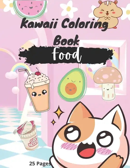 Kawaii Coloring Book: Food - Paperback