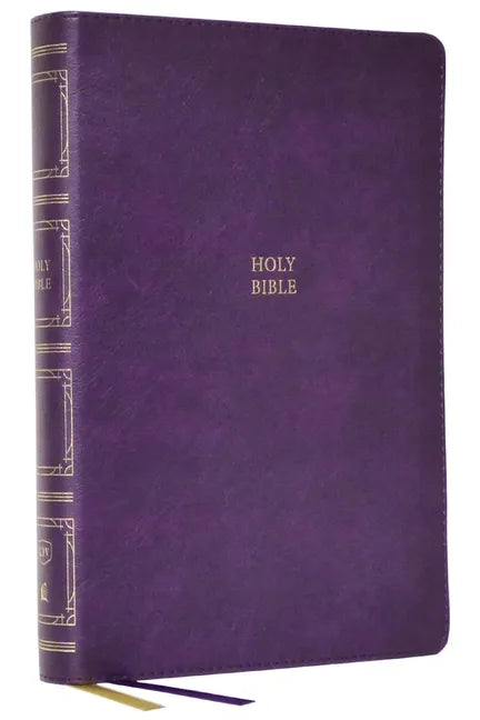 KJV Holy Bible: Paragraph-Style Large Print Thinline with 43,000 Cross References, Purple Leathersoft, Red Letter, Comfort Print: King James Version - Imitation Leather